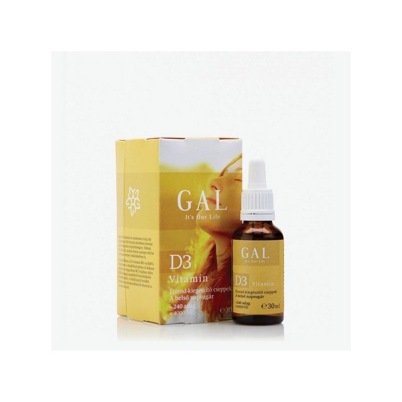 GAL D3 vitamin (240 adag) 4000NE, 30ml