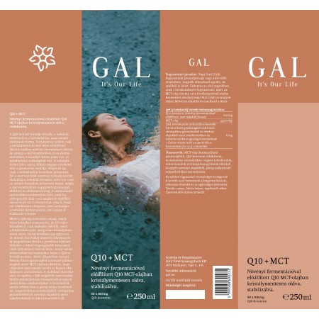 GAL Q10 koenzim + MCT 250ml