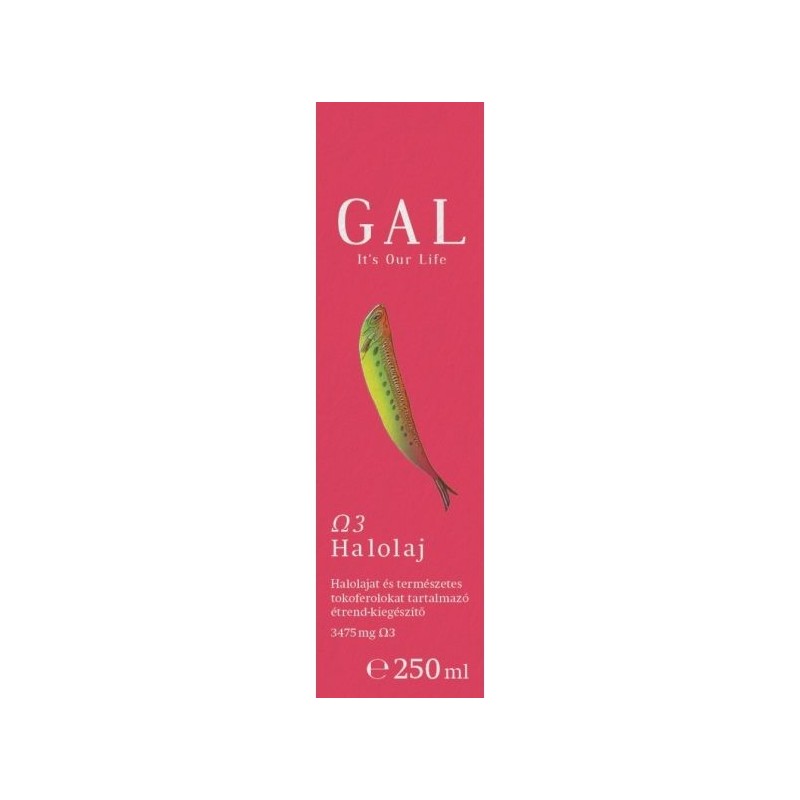 GAL Omega3 Halolaj, 3400 mg, 250ml