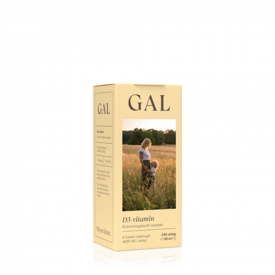 GAL Vitamín D3 4000IU olejové kvapky, 30ml