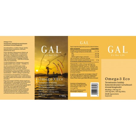 GAL Omega-3 Eco halolaj kapszula 60db