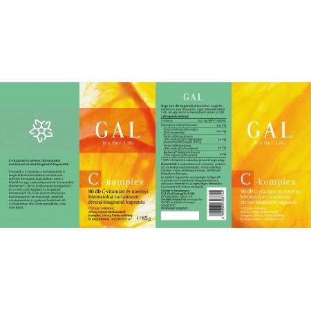 GAL C-komplex, 1333 mg C-vitamin x 45 adag