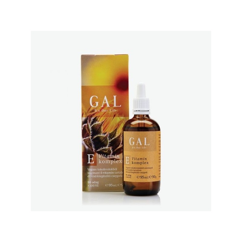 GAL E-vitamin 100 NE 90 adag, 95 ml GAL E-vitamin 100 NE 90 adag, 95 ml