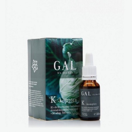 GAL K-komplex (MK7) vitamín, 500mcg, (30 dávok) 20ml