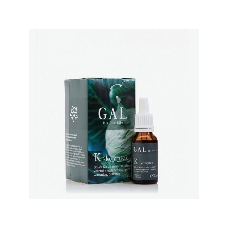 GAL K-komplex (MK7) cseppek, 500mcg, 30 adag, 20ml