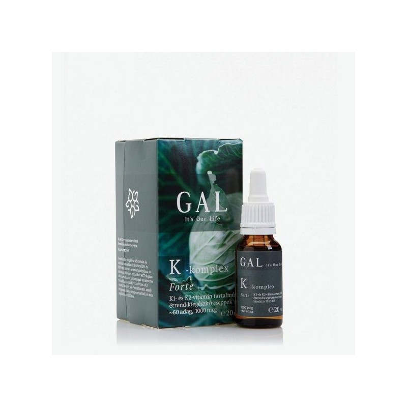 GAL K-komplex (MK7) Forte cseppek, 1000mcg, 60 adag, 20ml