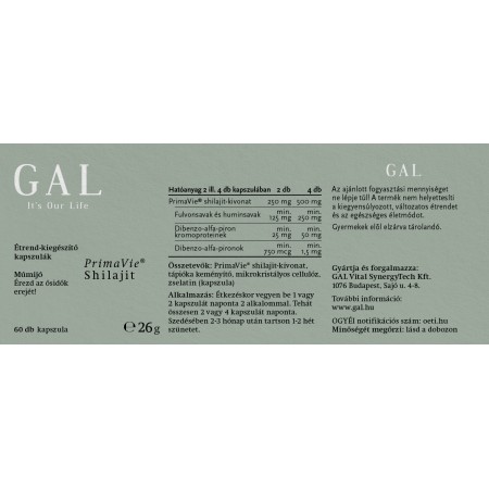 GAL PrimaVie® Shilajit