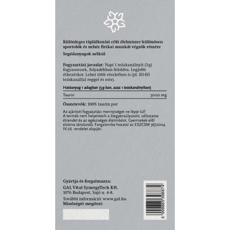 GAL Taurín 500g